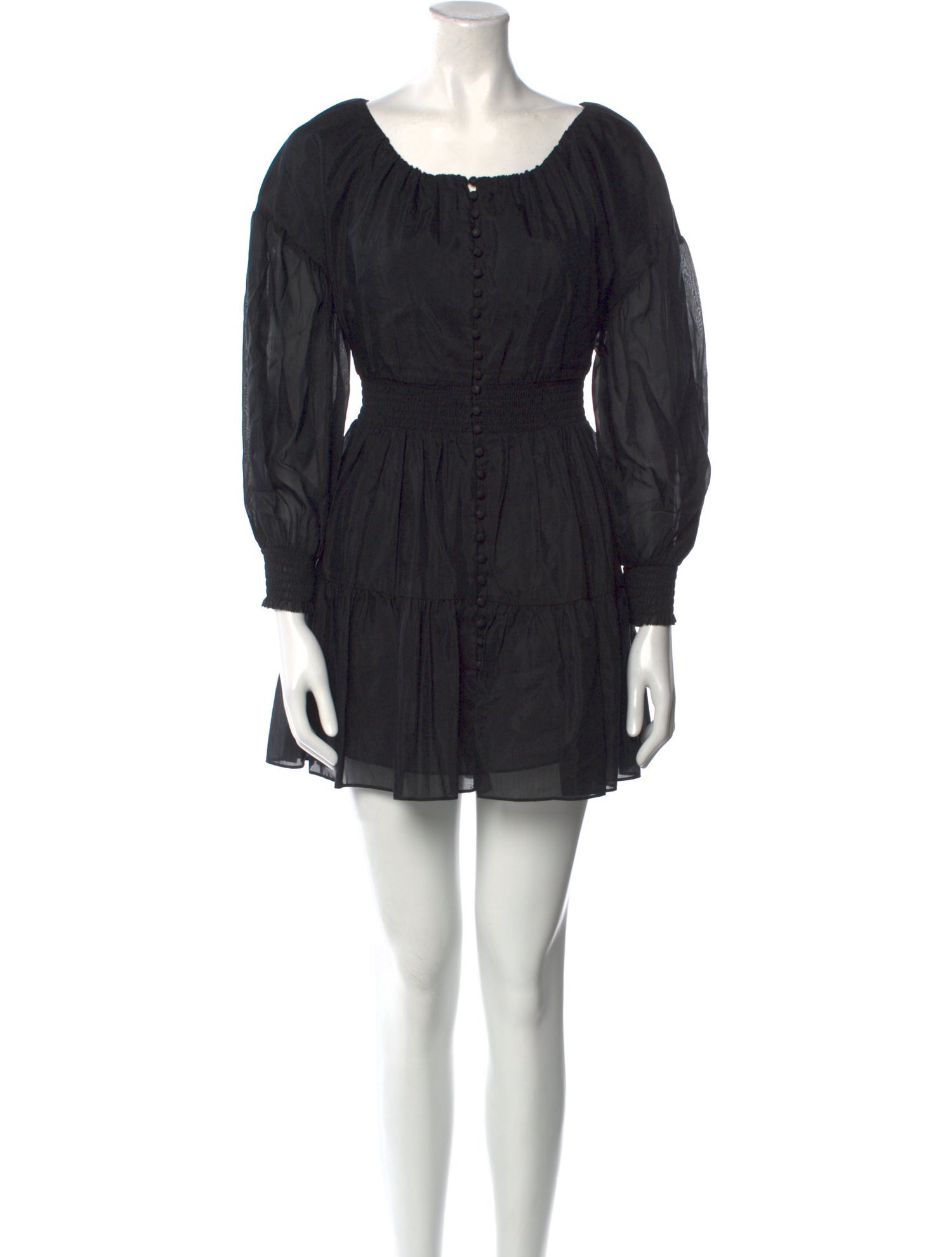 Alice + Olivia Scoop Neck Mini Dress