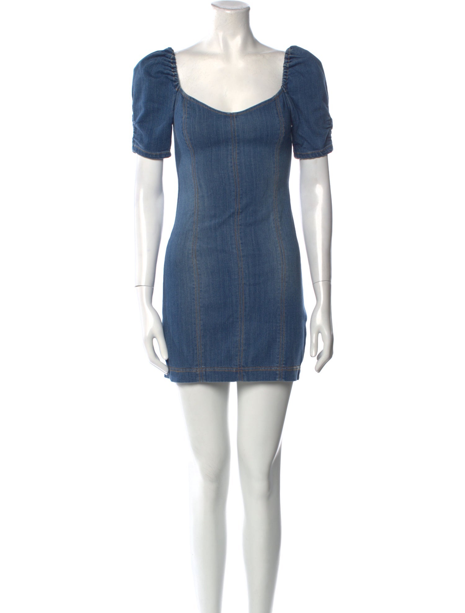 Alice + Olivia Scoop Neck Mini Dress