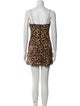 Alice + Olivia Animal Print Square Neckline Tunic