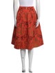 Alice + Olivia Floral Print Knee-Length Skirt