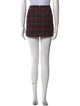 Alice + Olivia Plaid Print Mini Skirt