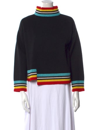 Alice + Olivia Striped Turtleneck Sweater