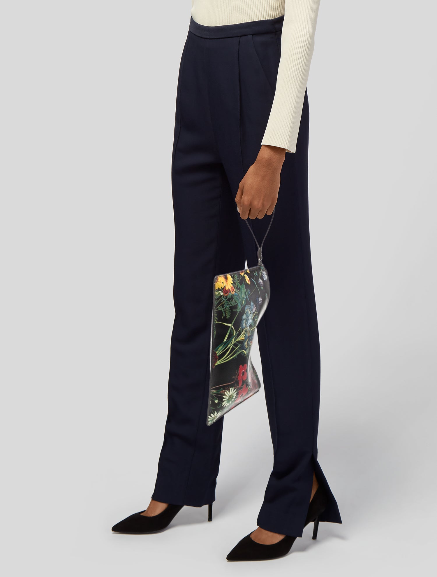 Alice + Olivia Leather Clutch