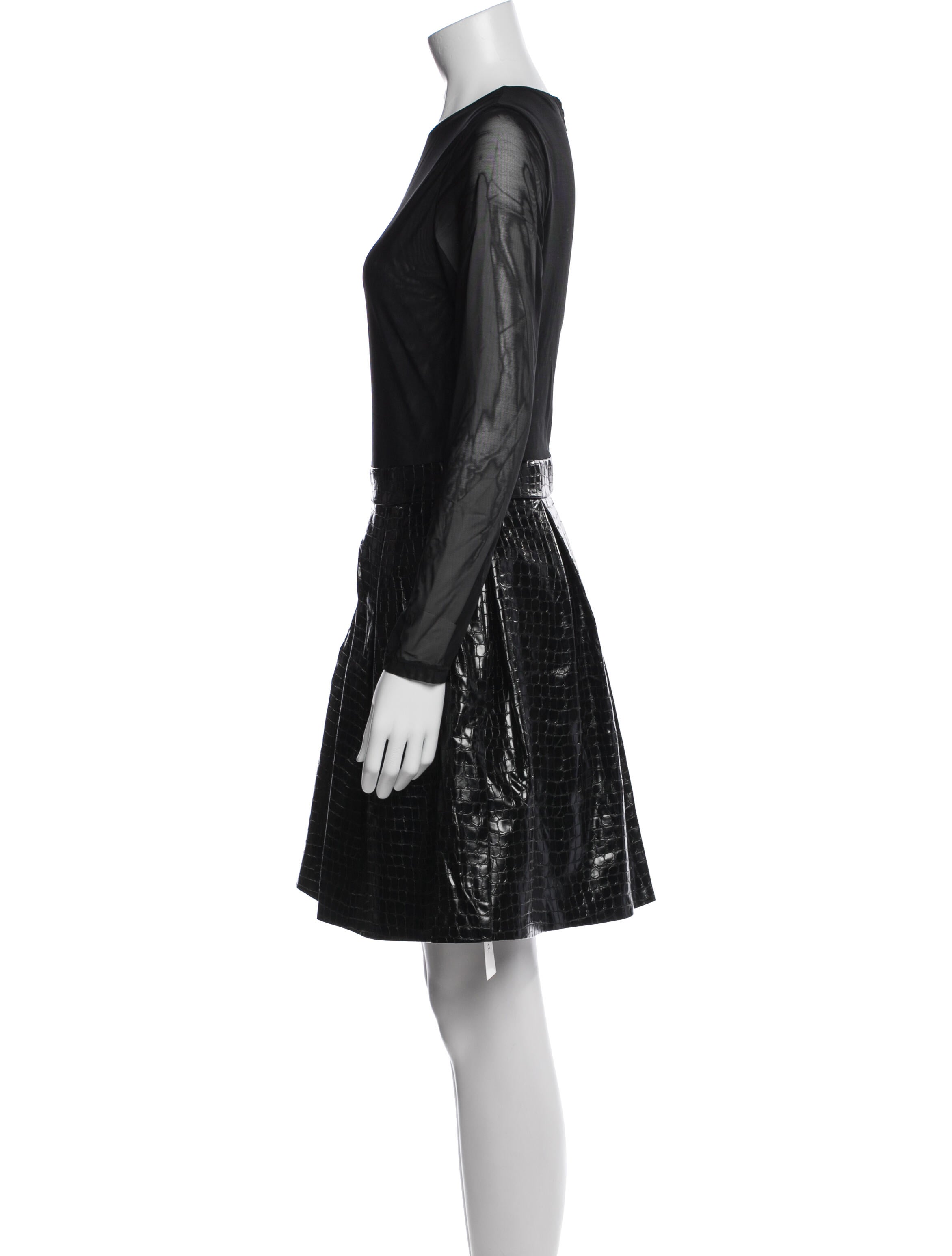 Alice + Olivia Bateau Neckline Mini Dress w/ Tags