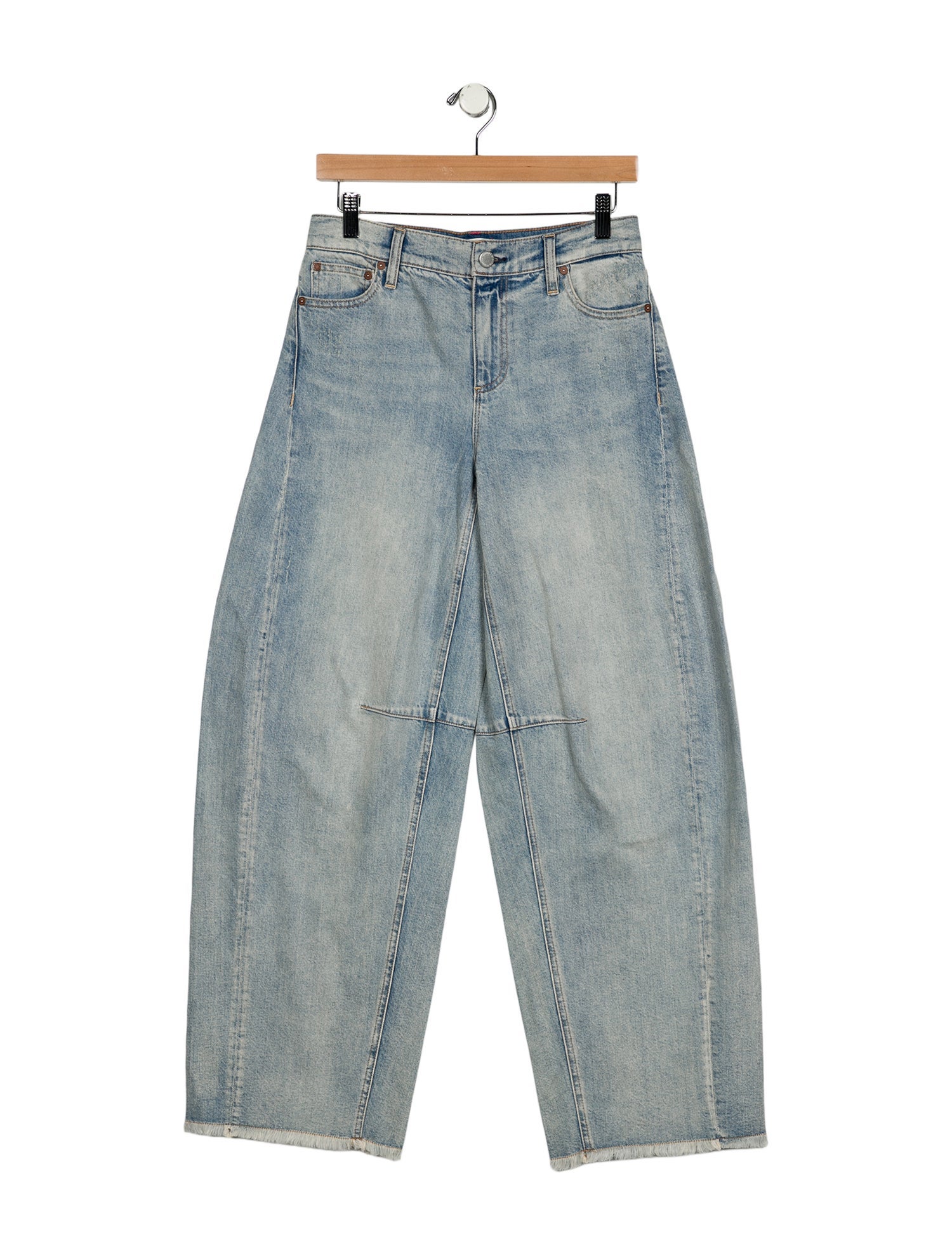 Alice + Olivia Mid-Rise Wide Leg Jeans
