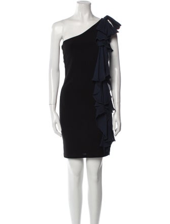 Alice + Olivia One-Shoulder Mini Dress