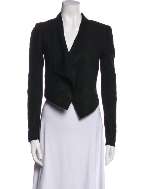 Alice + Olivia Leather Blazer