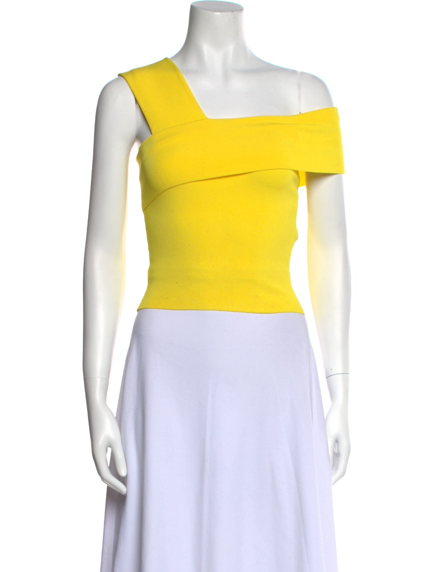 Alice + Olivia Square Neckline Sleeveless Crop Top