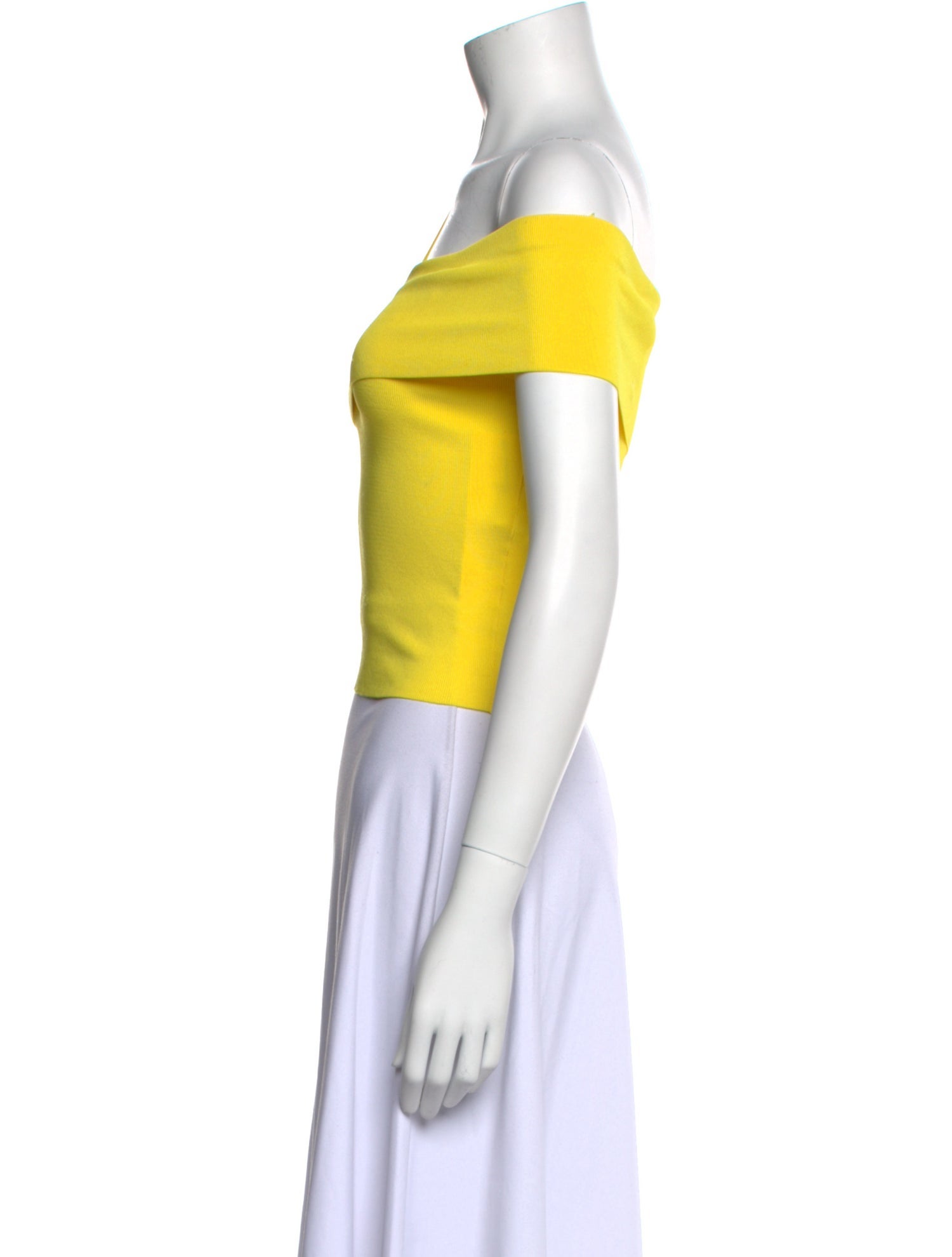 Alice + Olivia Square Neckline Sleeveless Crop Top