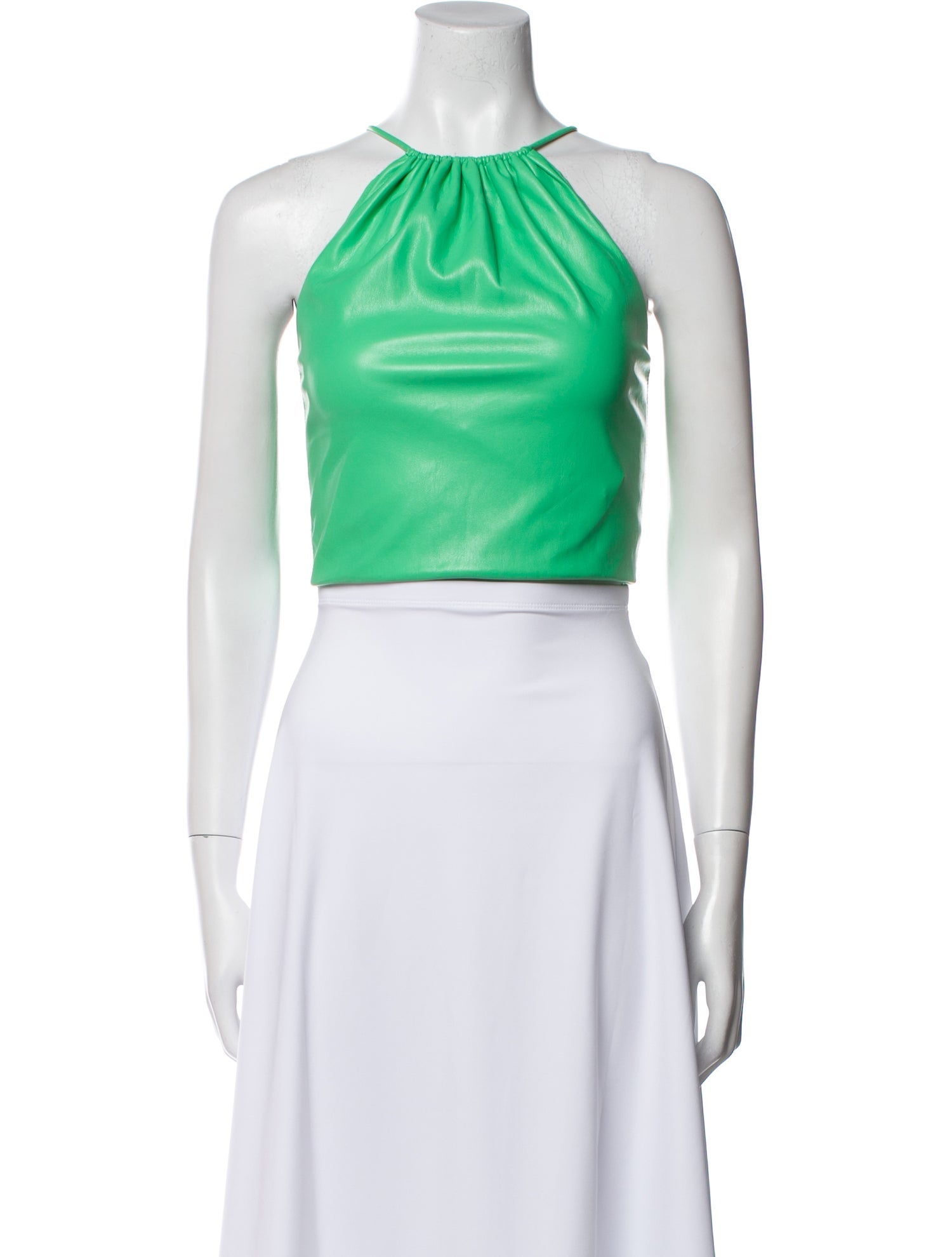 Alice + Olivia Halterneck Sleeveless Crop Top w/ Tags