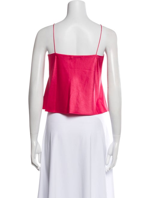 Alice + Olivia Square Neckline Sleeveless Crop Top