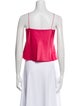 Alice + Olivia Square Neckline Sleeveless Crop Top