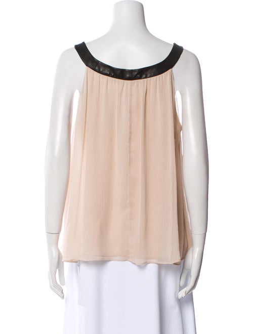 Alice + Olivia Scoop Neck Sleeveless Blouse