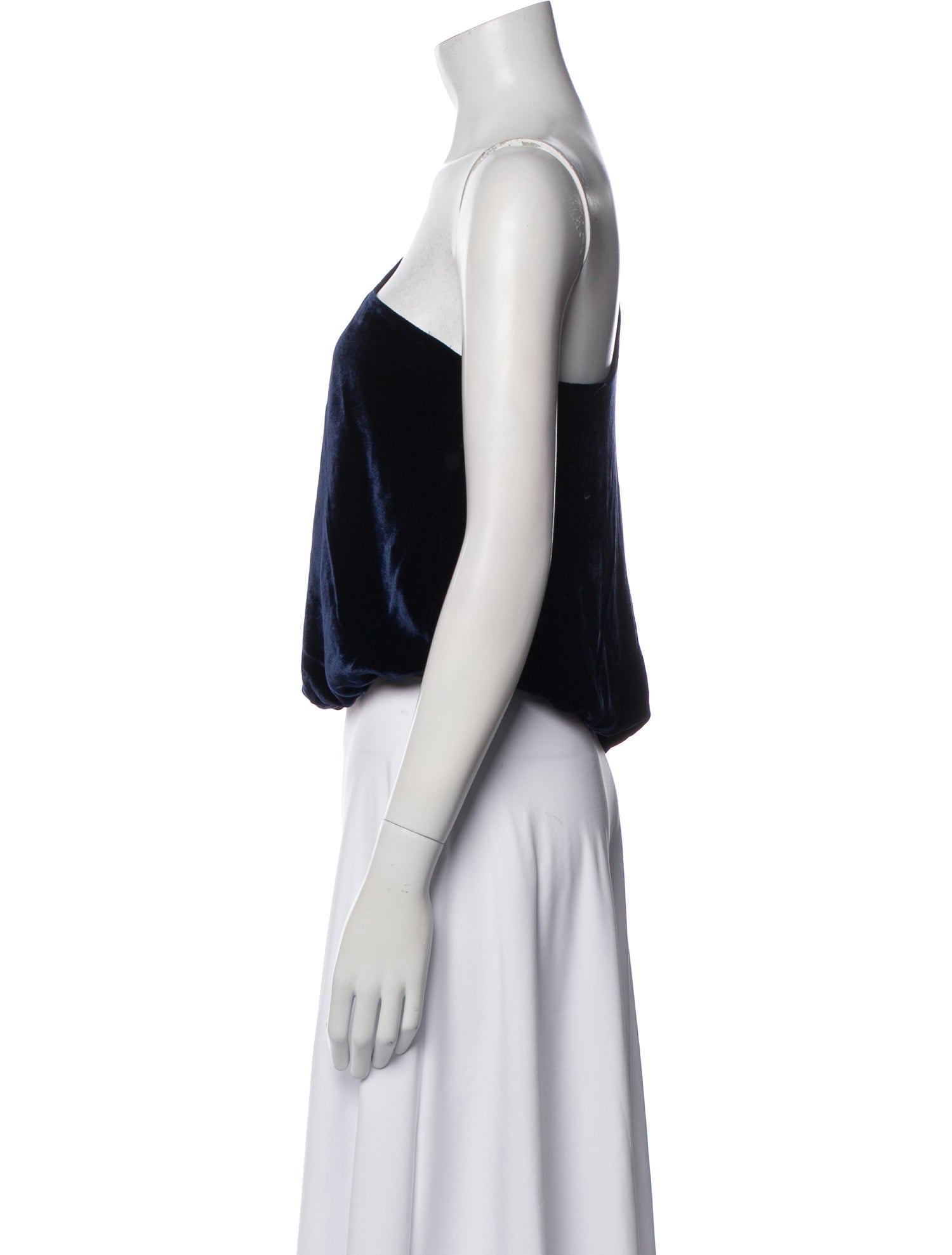 Alice + Olivia One-Shoulder Three-Quarter Sleeve Crop Top