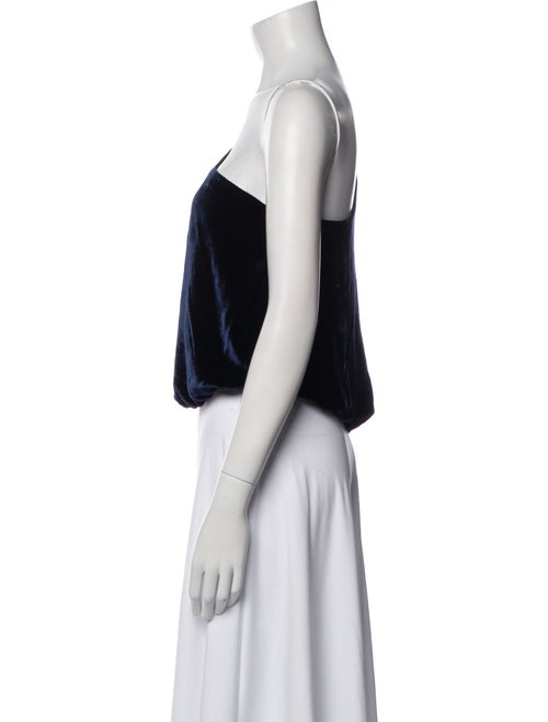 Alice + Olivia One-Shoulder Three-Quarter Sleeve Crop Top