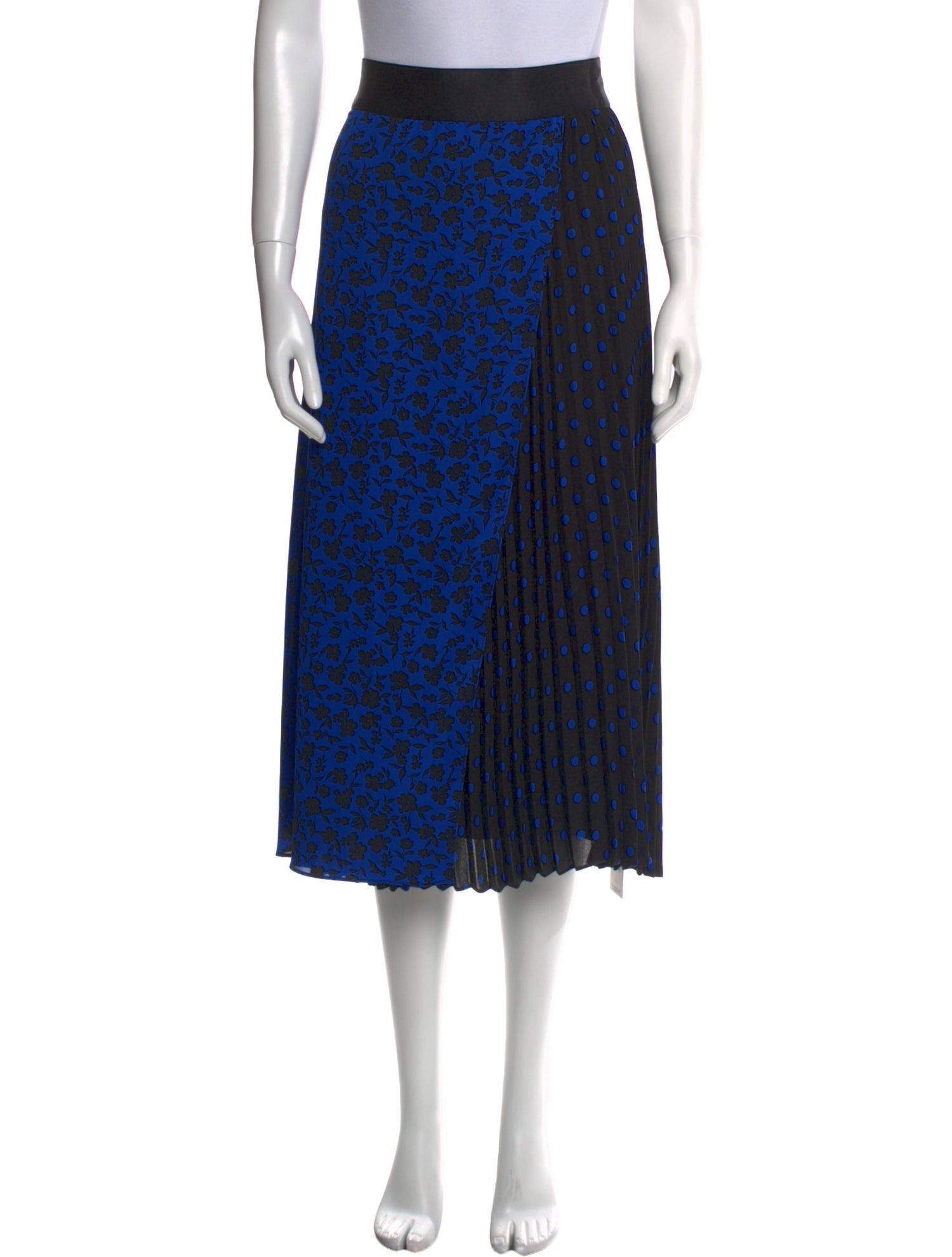 Alice + Olivia Floral Print Midi Length Skirt