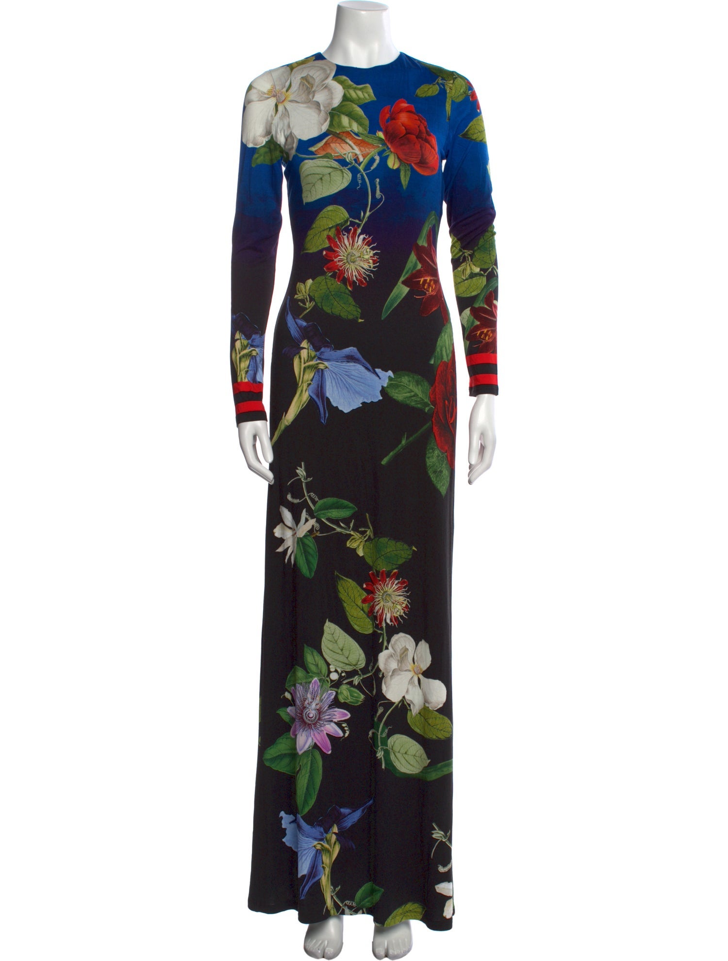 Alice + Olivia Floral Print Long Dress w/ Tags