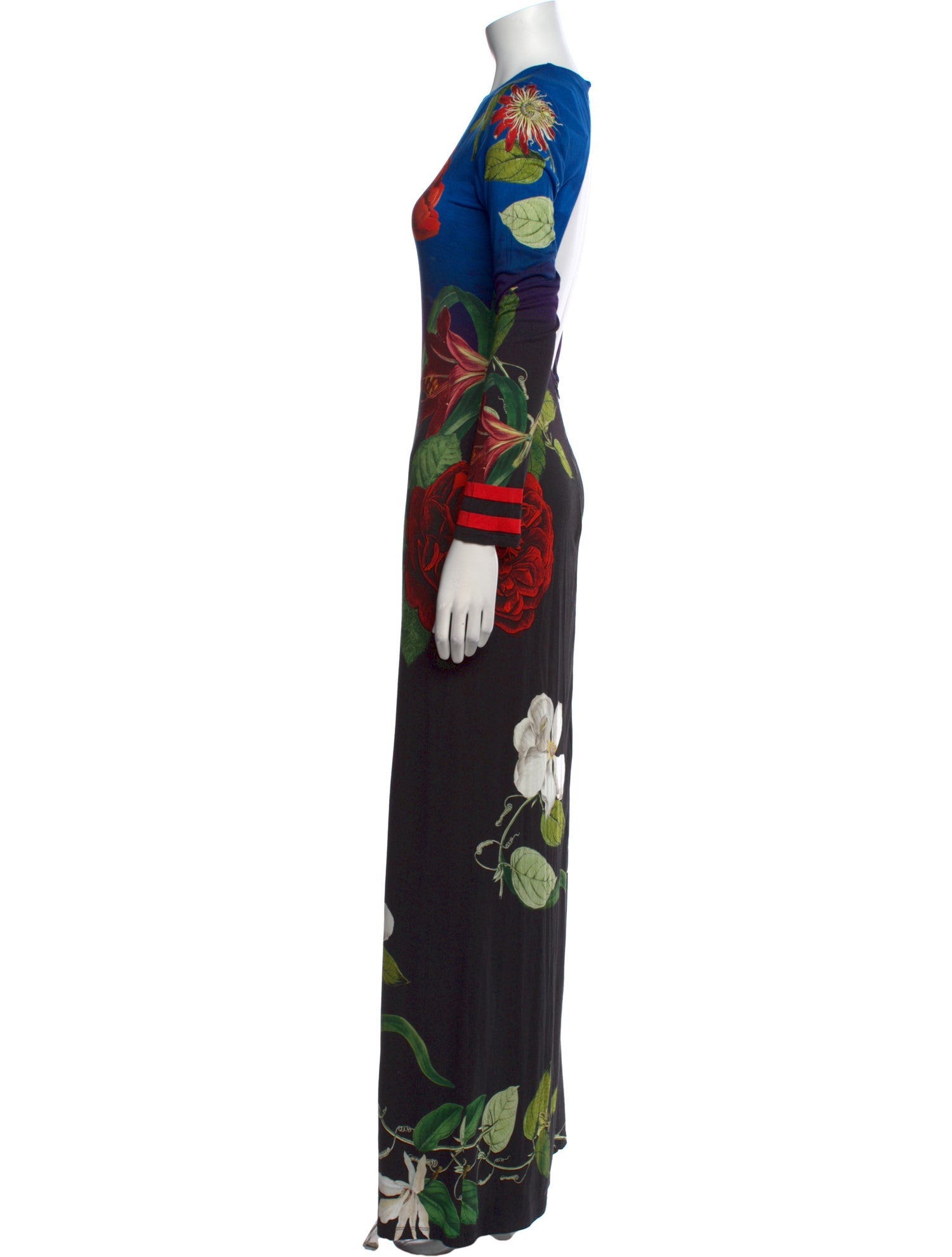 Alice + Olivia Floral Print Long Dress w/ Tags