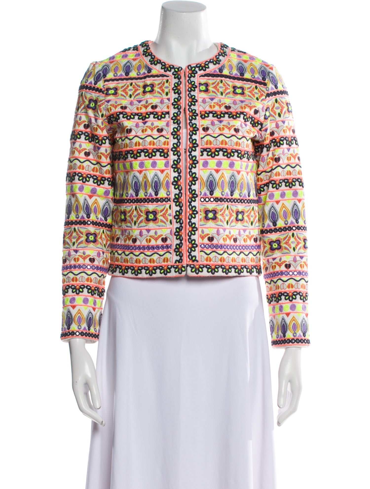 Alice + Olivia Printed Evening Jacket