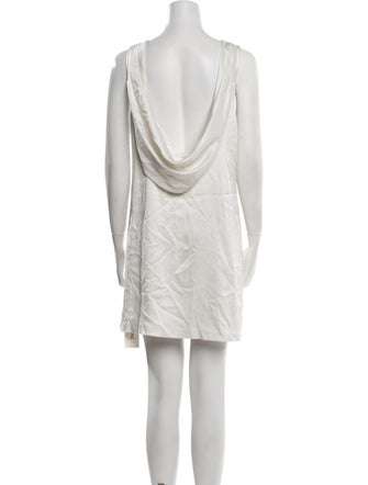 Alice + Olivia Bateau Neckline Mini Dress