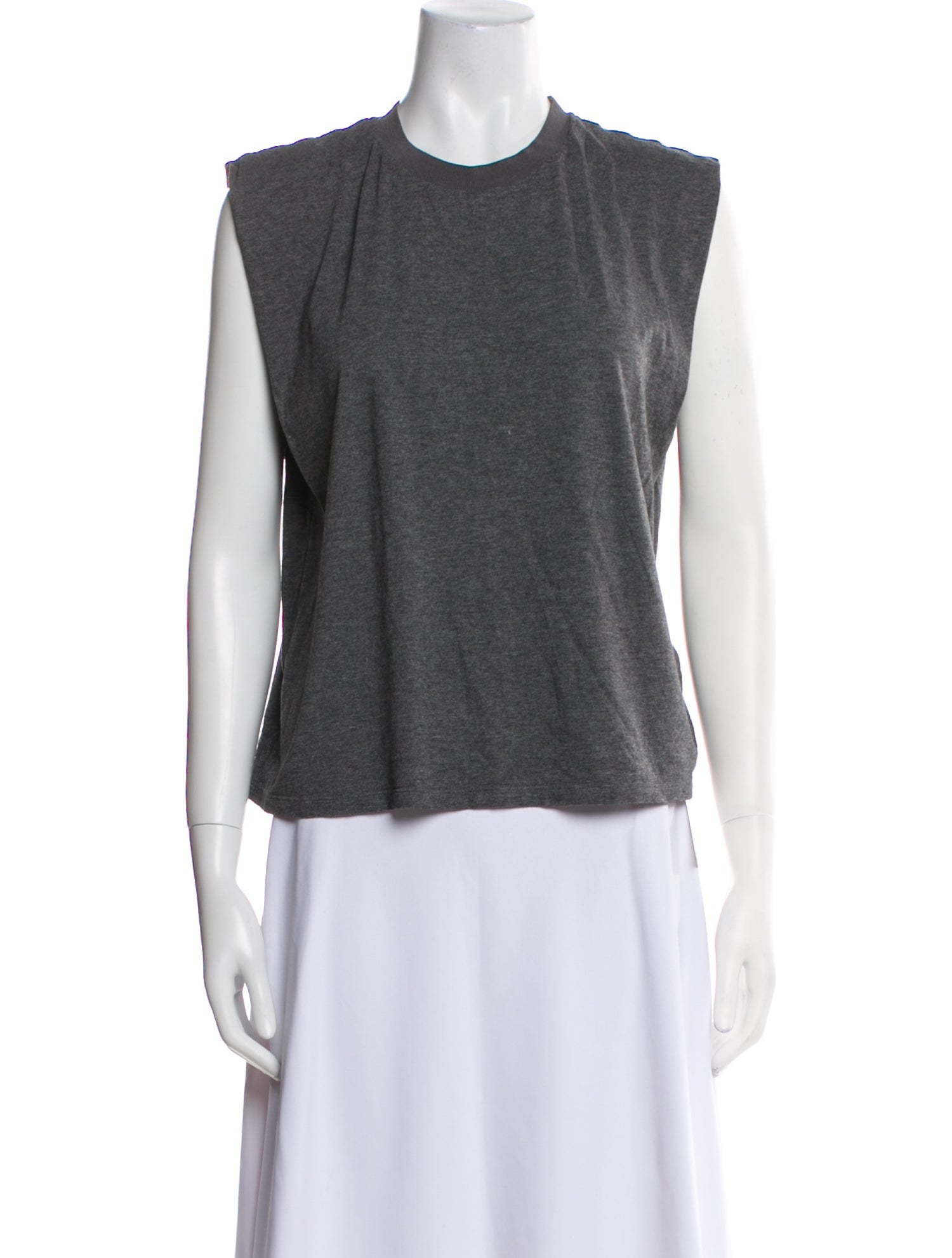 Alice + Olivia Crew Neck Sleeveless Top
