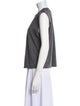Alice + Olivia Crew Neck Sleeveless Top