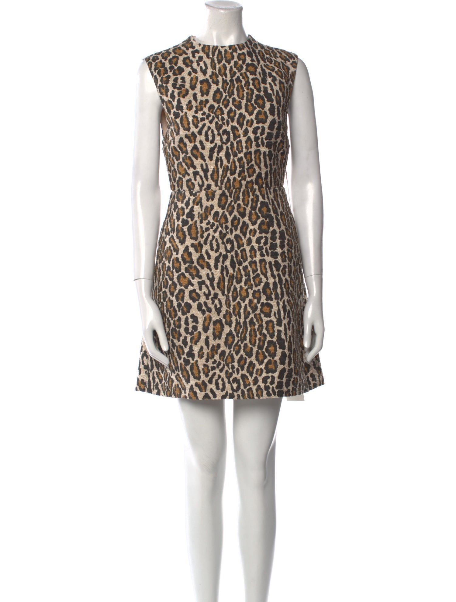 Alice + Olivia Animal Print Mini Dress