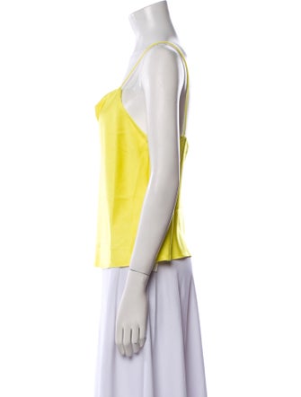 Alice + Olivia Cowl Neck Sleeveless Top
