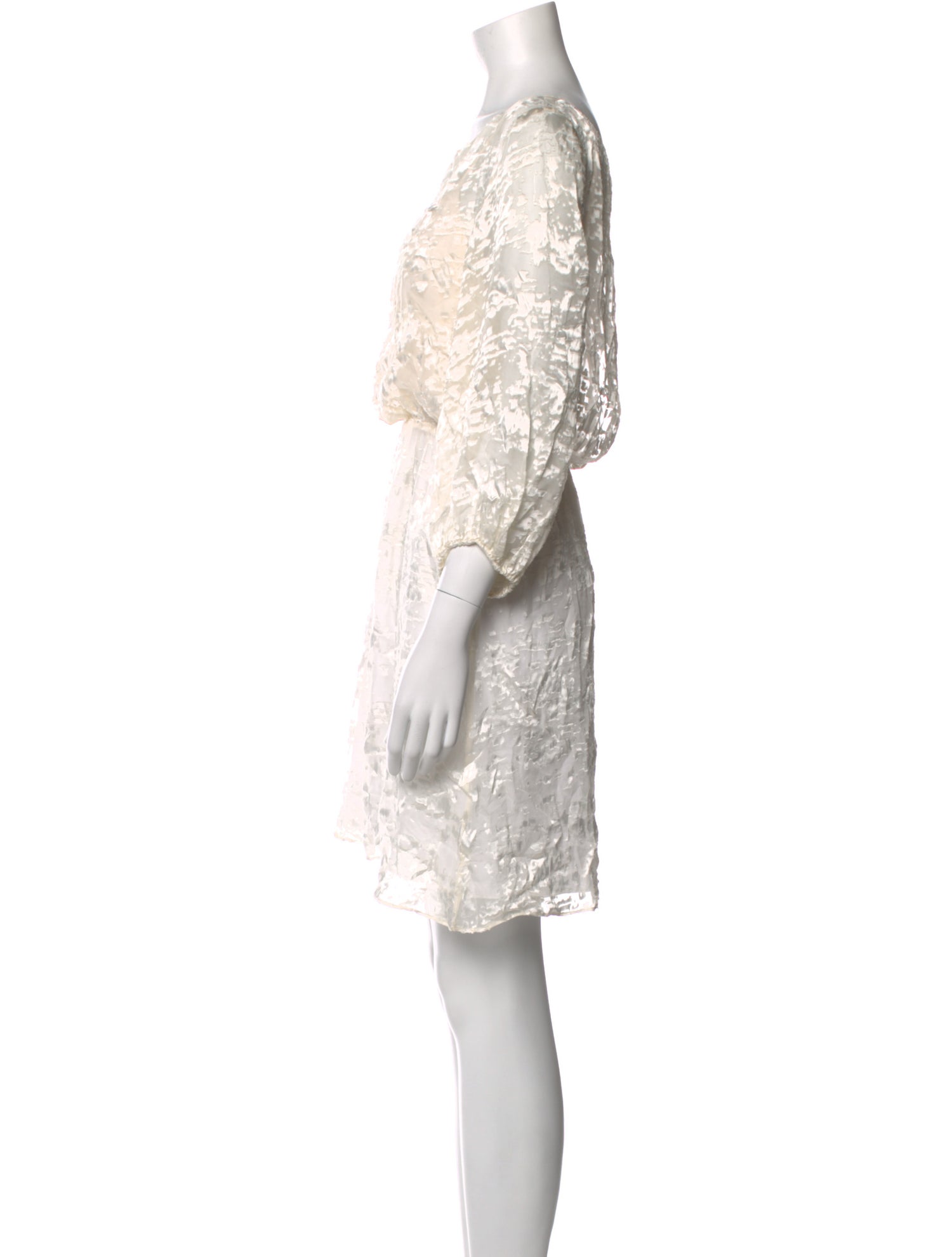 Alice + Olivia Crew Neck Mini Dress