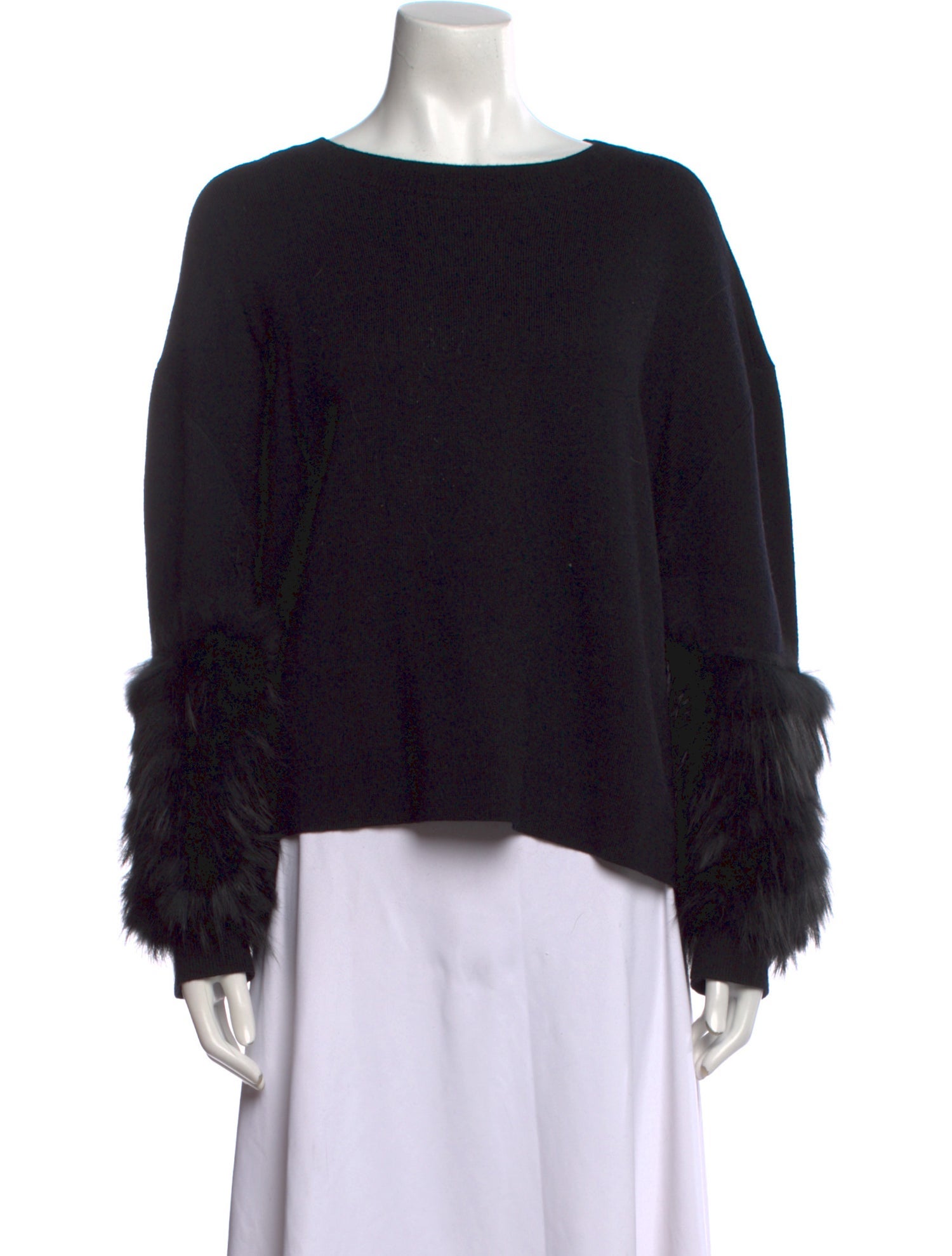 Alice + Olivia Wool Bateau Neckline Sweater