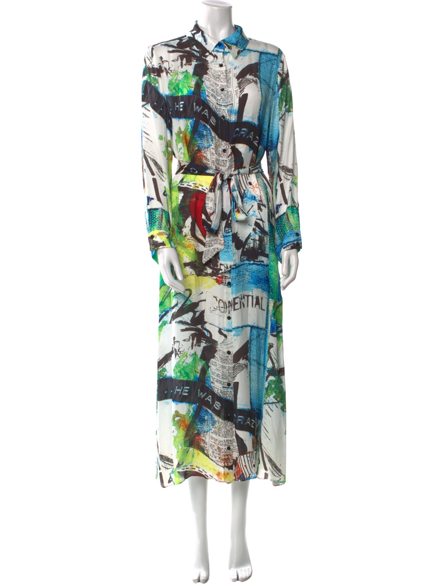 Alice + Olivia Printed Long Dress