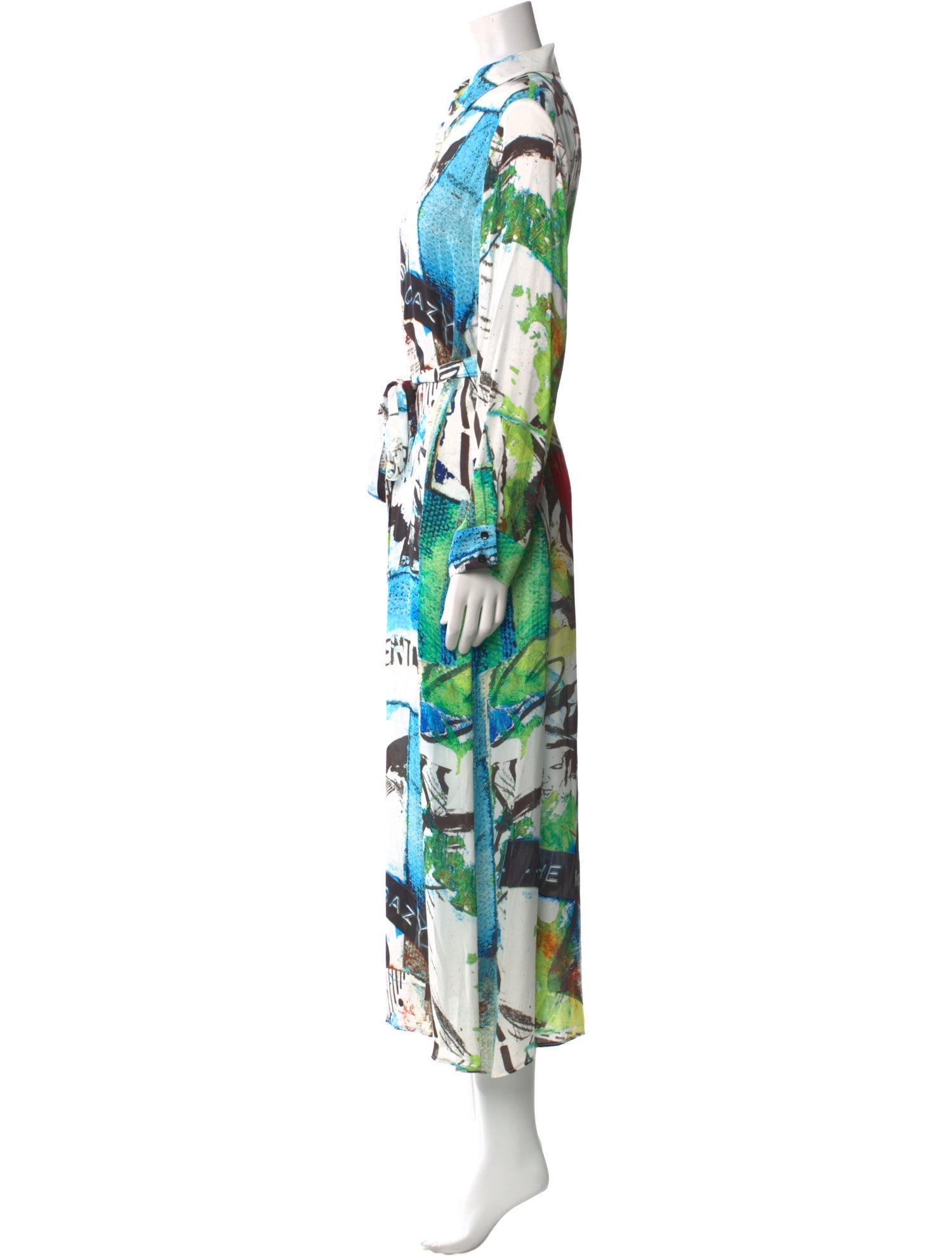 Alice + Olivia Printed Long Dress