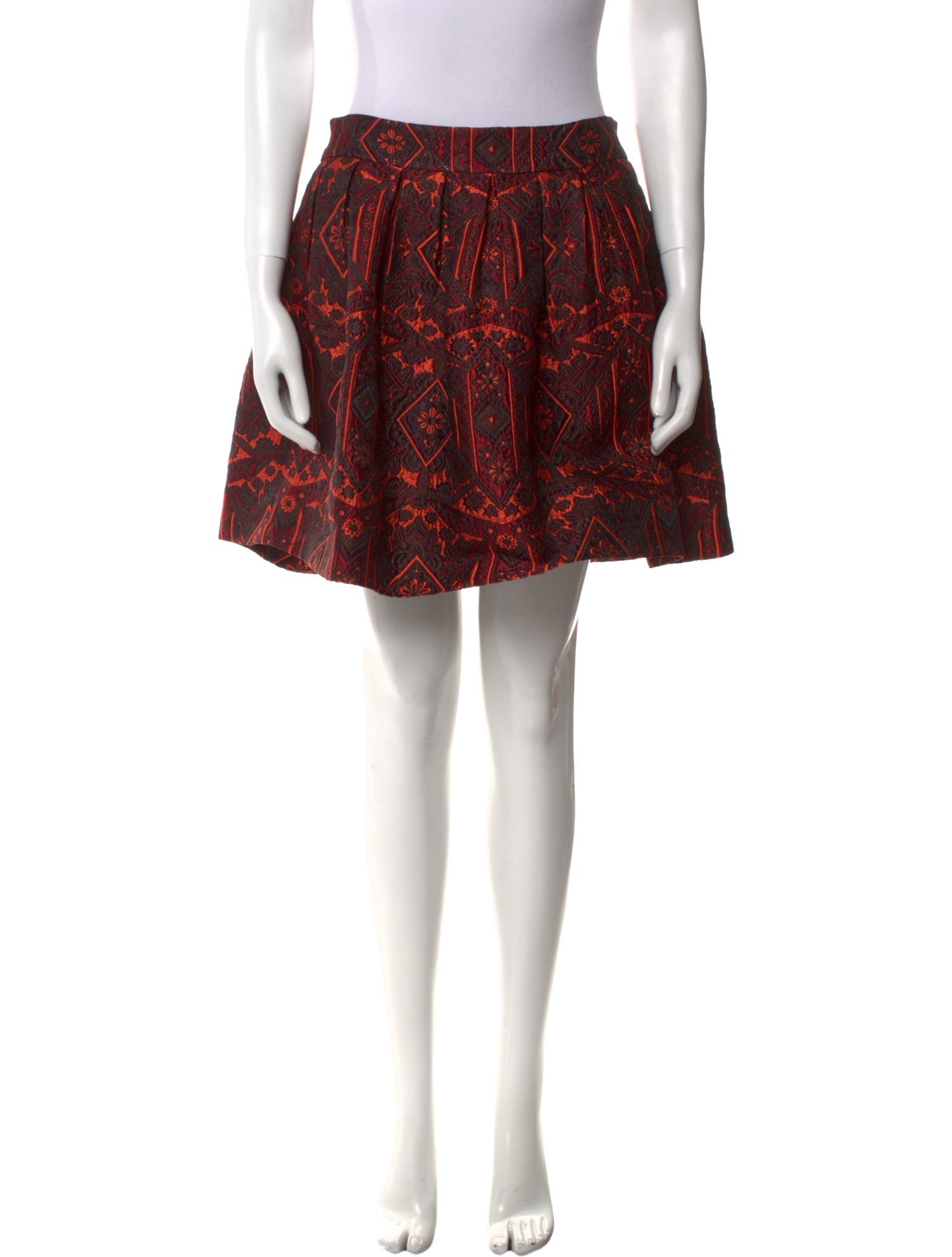 Alice + Olivia Printed Mini Skirt