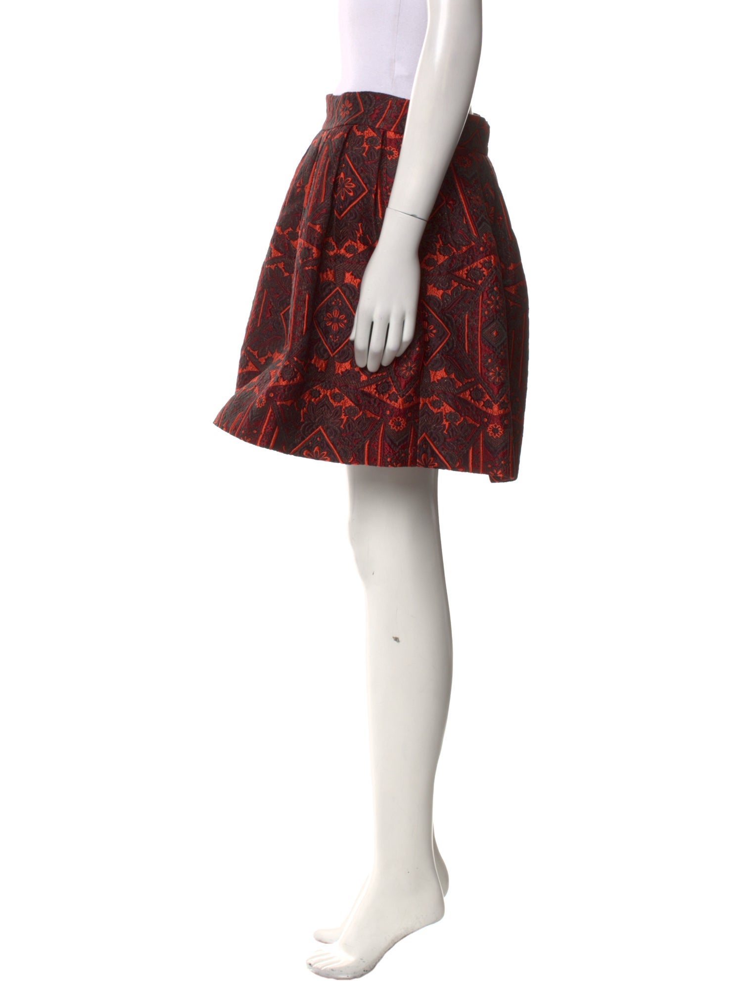 Alice + Olivia Printed Mini Skirt