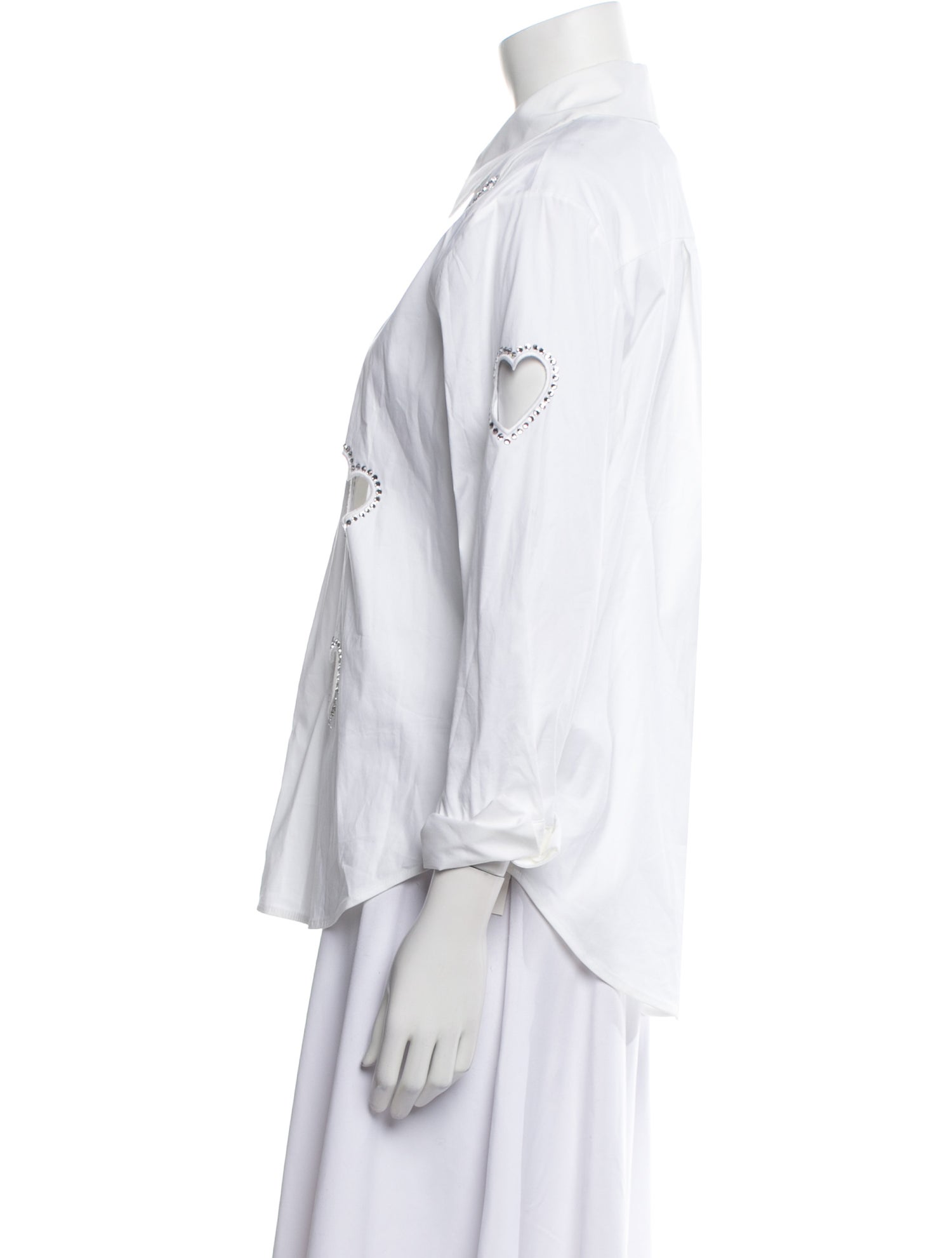 Alice + Olivia Printed Three-Quarter Sleeve Button-Up Top w/ Tags