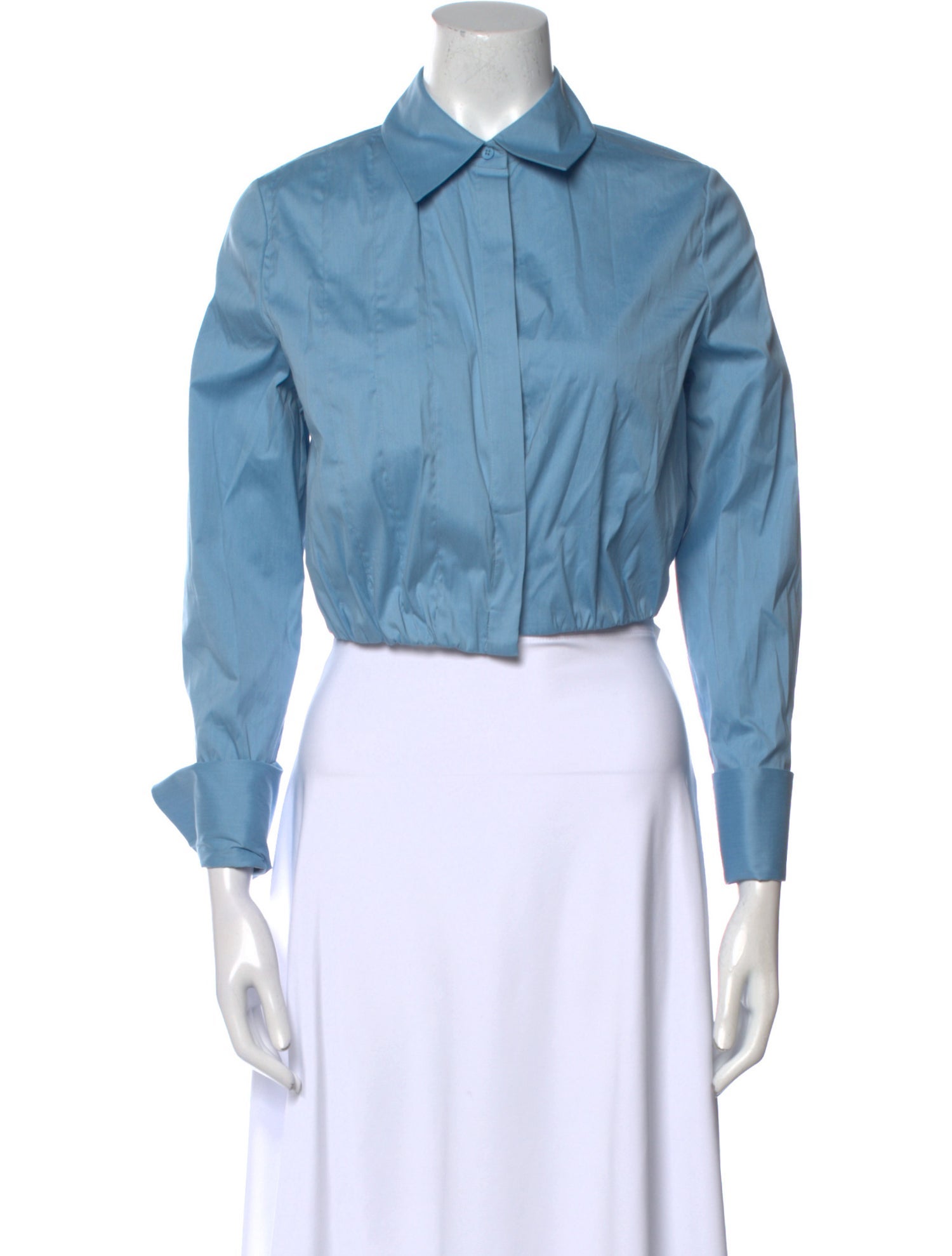 Alice + Olivia Long Sleeve Crop Top