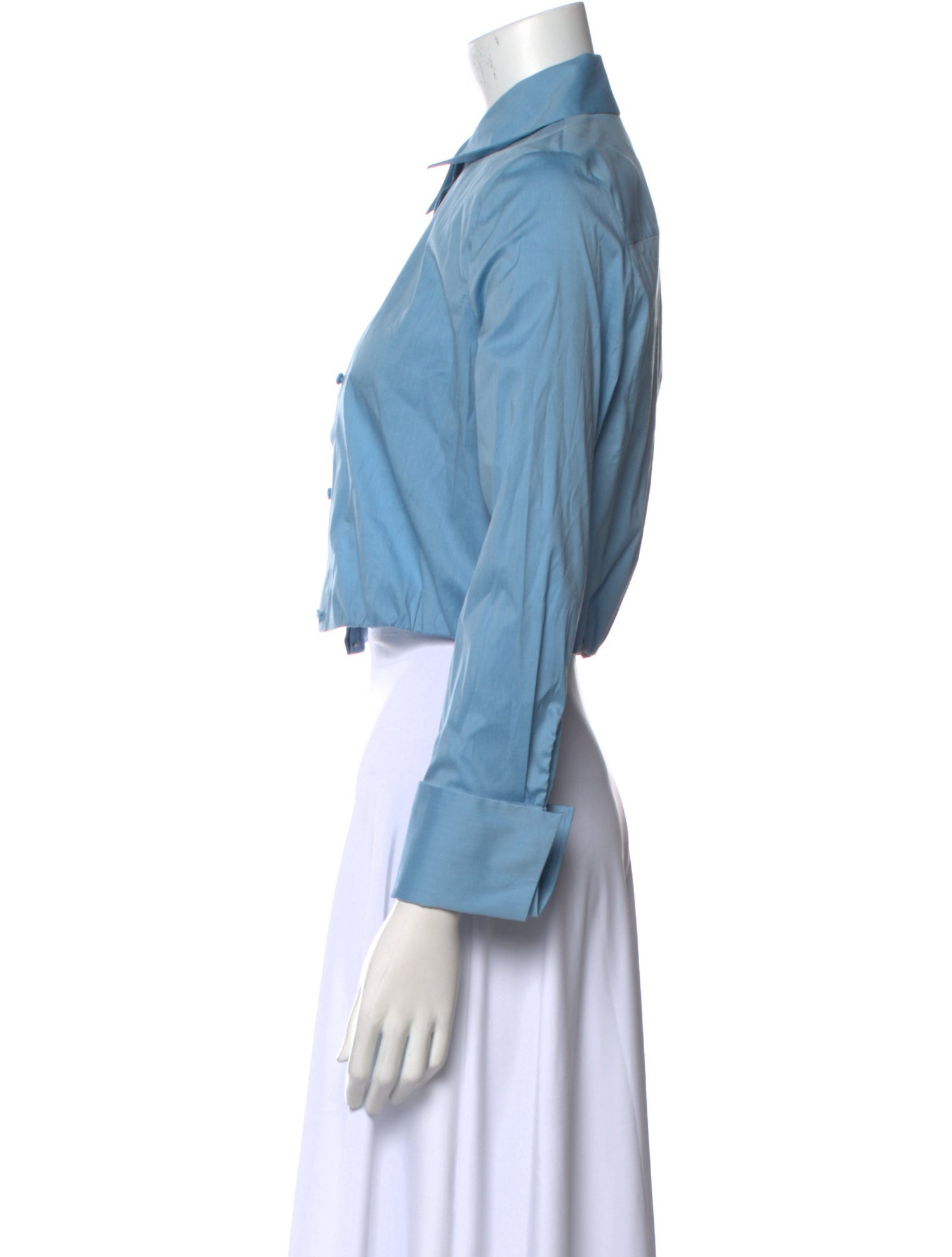 Alice + Olivia Long Sleeve Crop Top