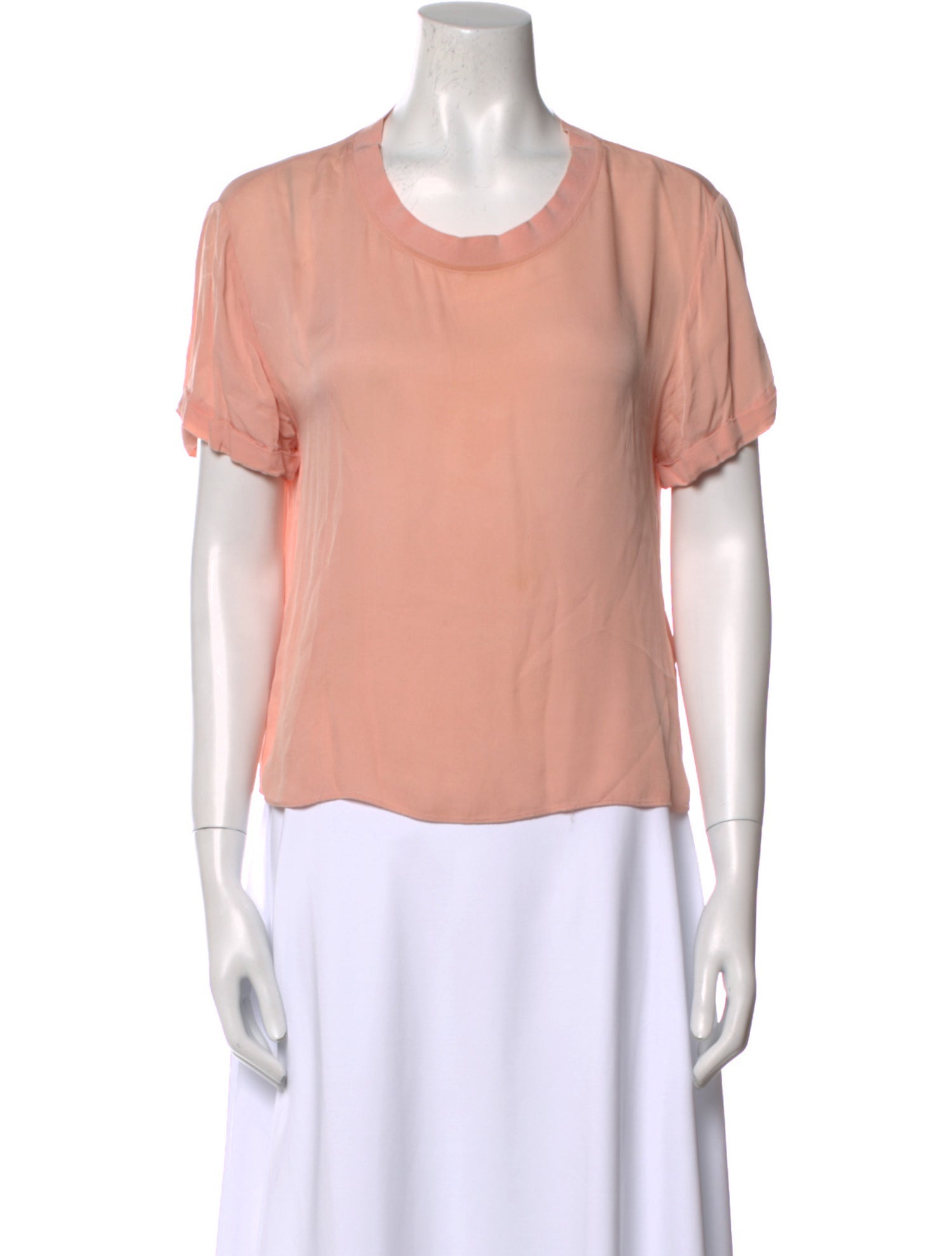Alice + Olivia Scoop Neck Short Sleeve T-Shirt