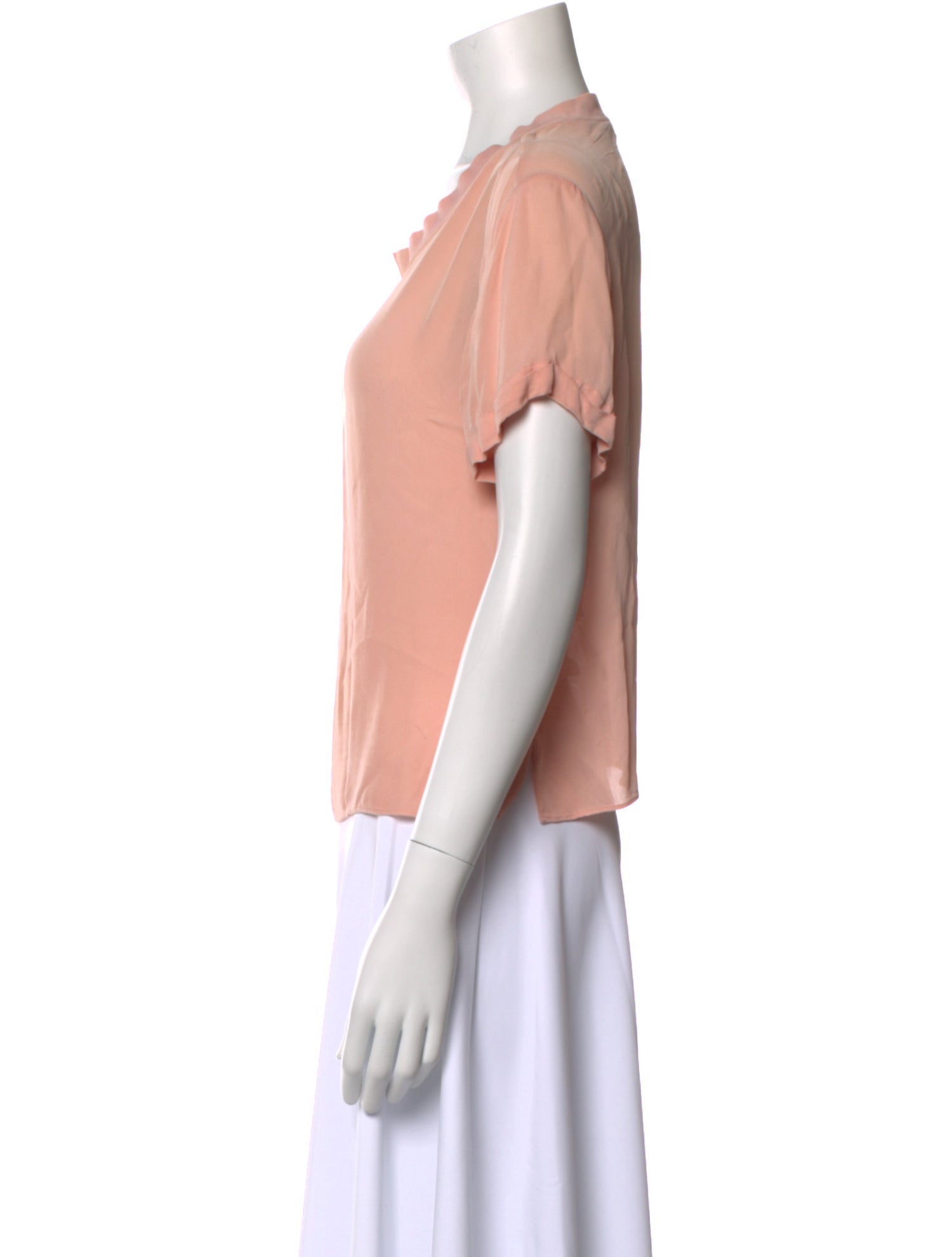 Alice + Olivia Scoop Neck Short Sleeve T-Shirt