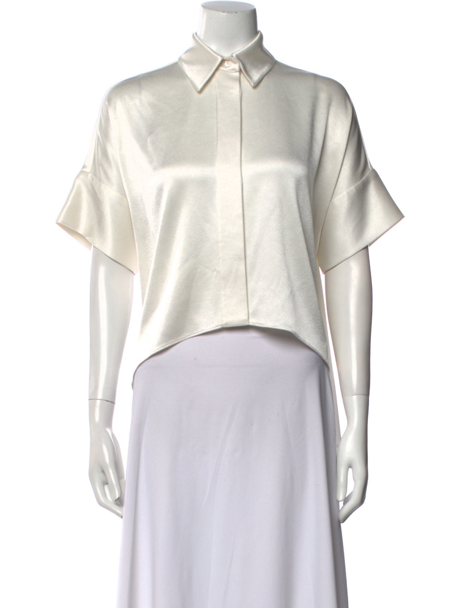 Alice + Olivia Short Sleeve Crop Top