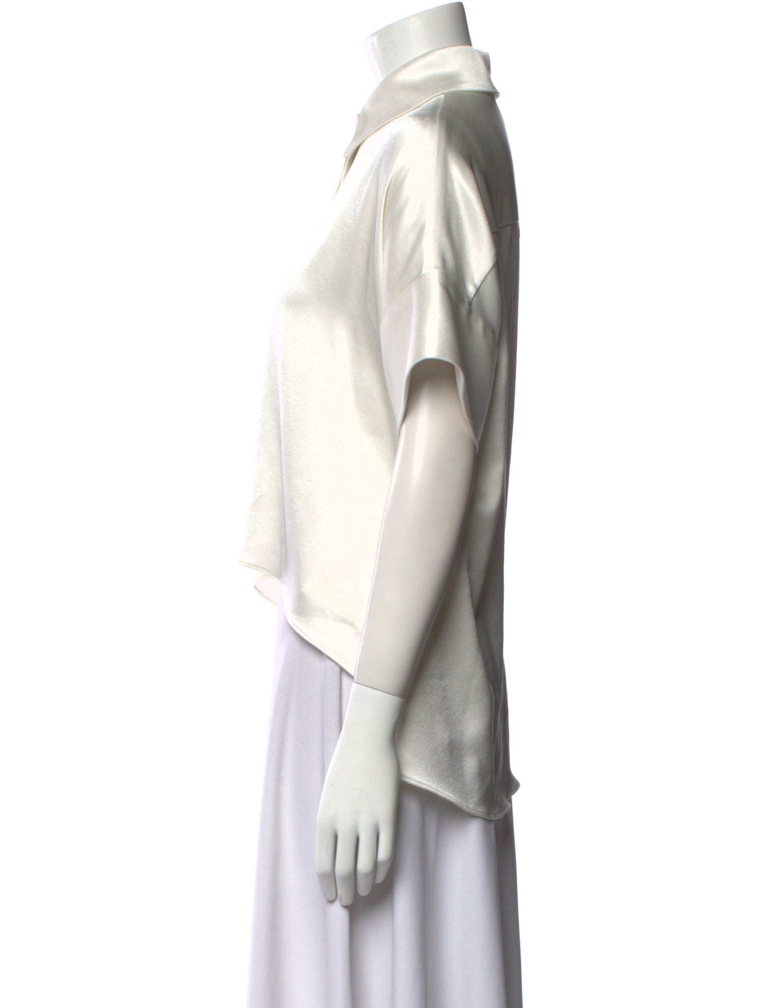 Alice + Olivia Short Sleeve Crop Top