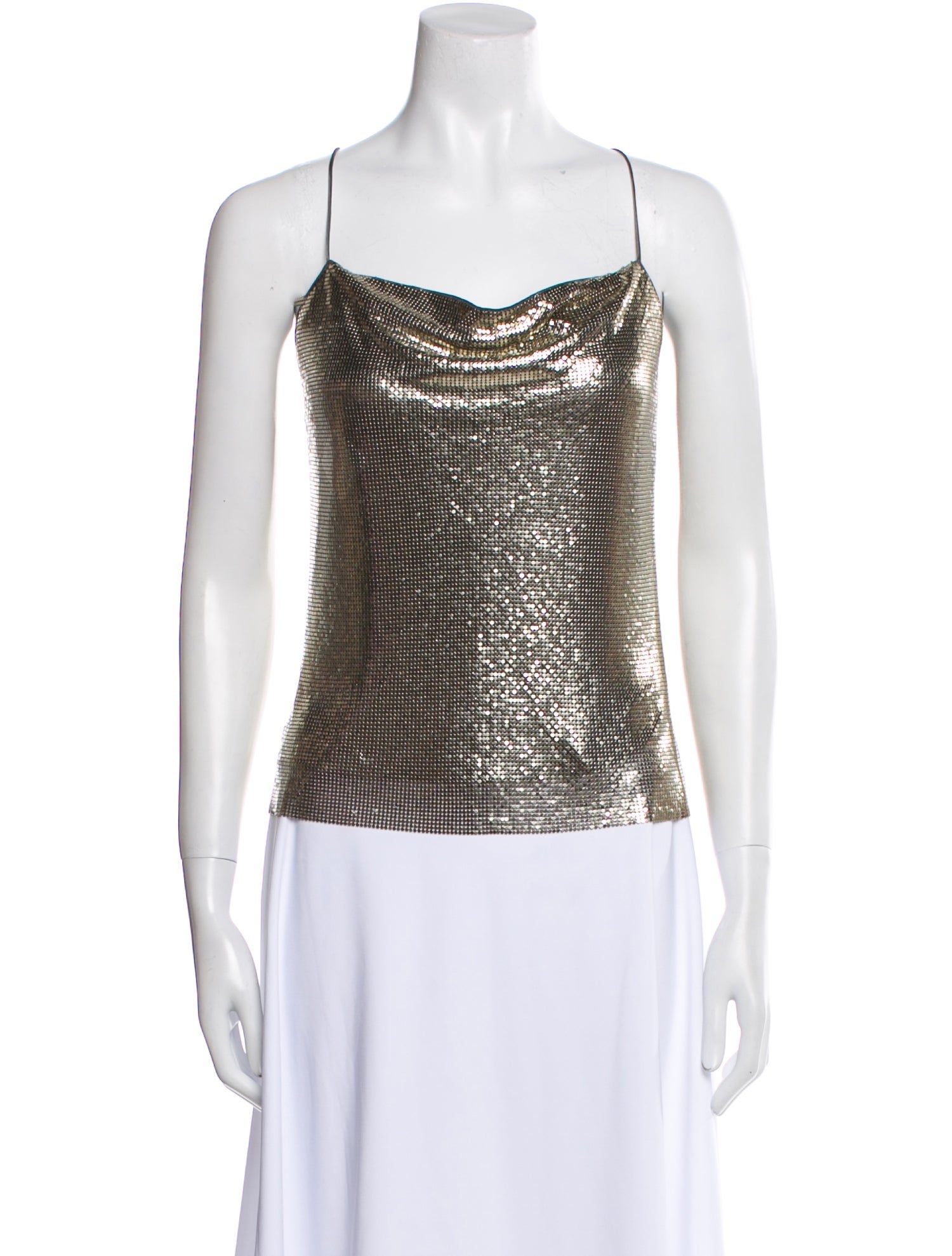 Alice + Olivia Square Neckline Sleeveless Top
