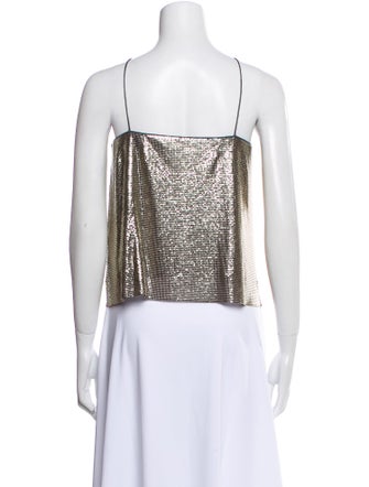 Alice + Olivia Square Neckline Sleeveless Top