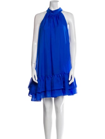 Alice + Olivia Halterneck Mini Dress
