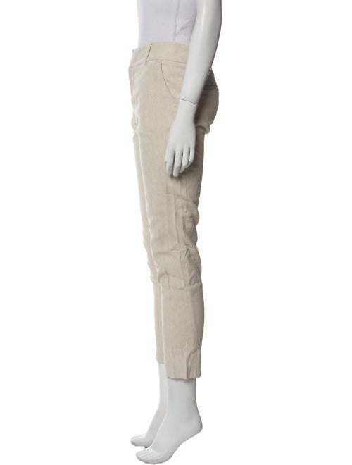 Alice + Olivia Linen Skinny Leg Pants