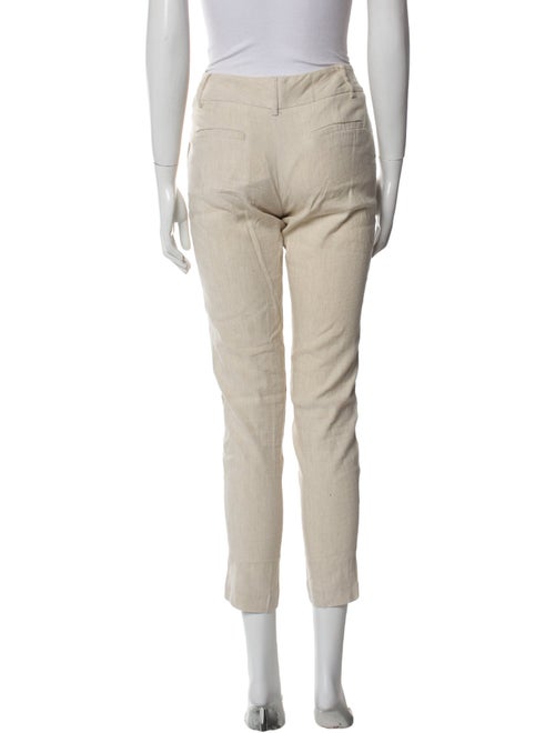 Alice + Olivia Linen Skinny Leg Pants