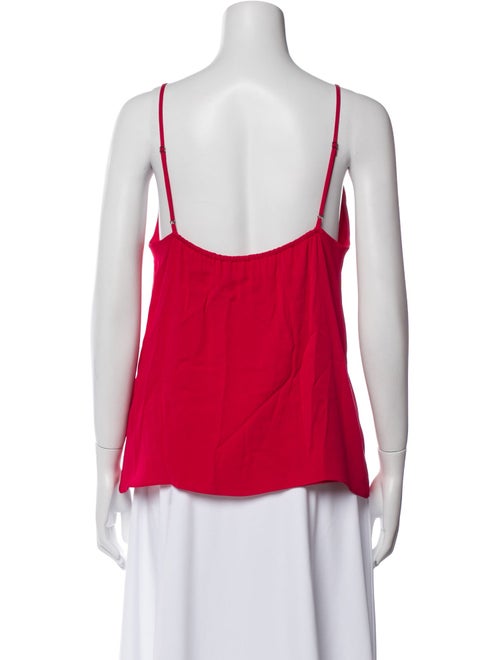 Alice + Olivia Silk V-Neck Top