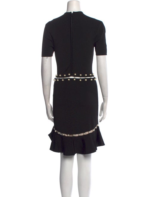 Alice + Olivia Mock Neck Knee-Length Dress