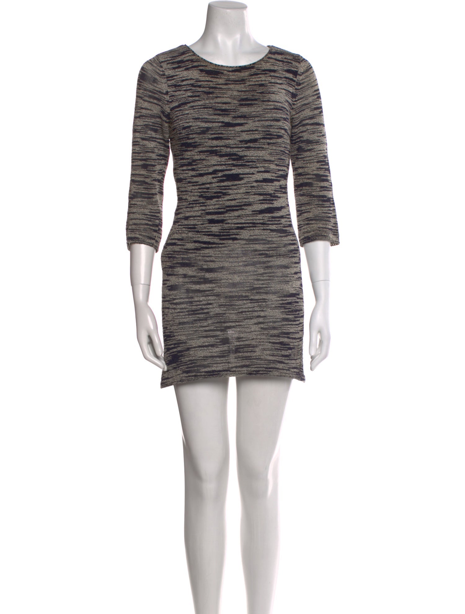 Alice + Olivia Scoop Neck Mini Dress