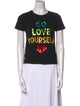 Alice + Olivia Graphic Print Crew Neck T-Shirt